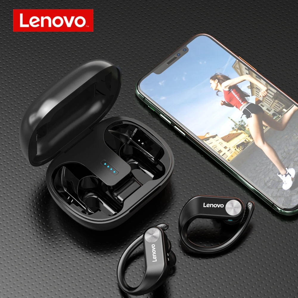 Lenovo Original LP7 TWS Kopfhörer Drahtlose Ohrhörer Bluetooth-Kopfhörer Earpods Wasserdichtes Headset Reduzieren Sie Lärm Musik mit Mikrofon