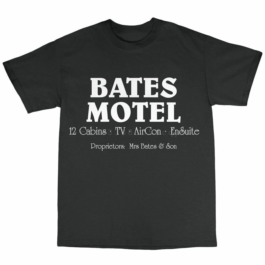 Bates Motel Inspired T-Shirt   Psycho Alfred Hitchcock Horror