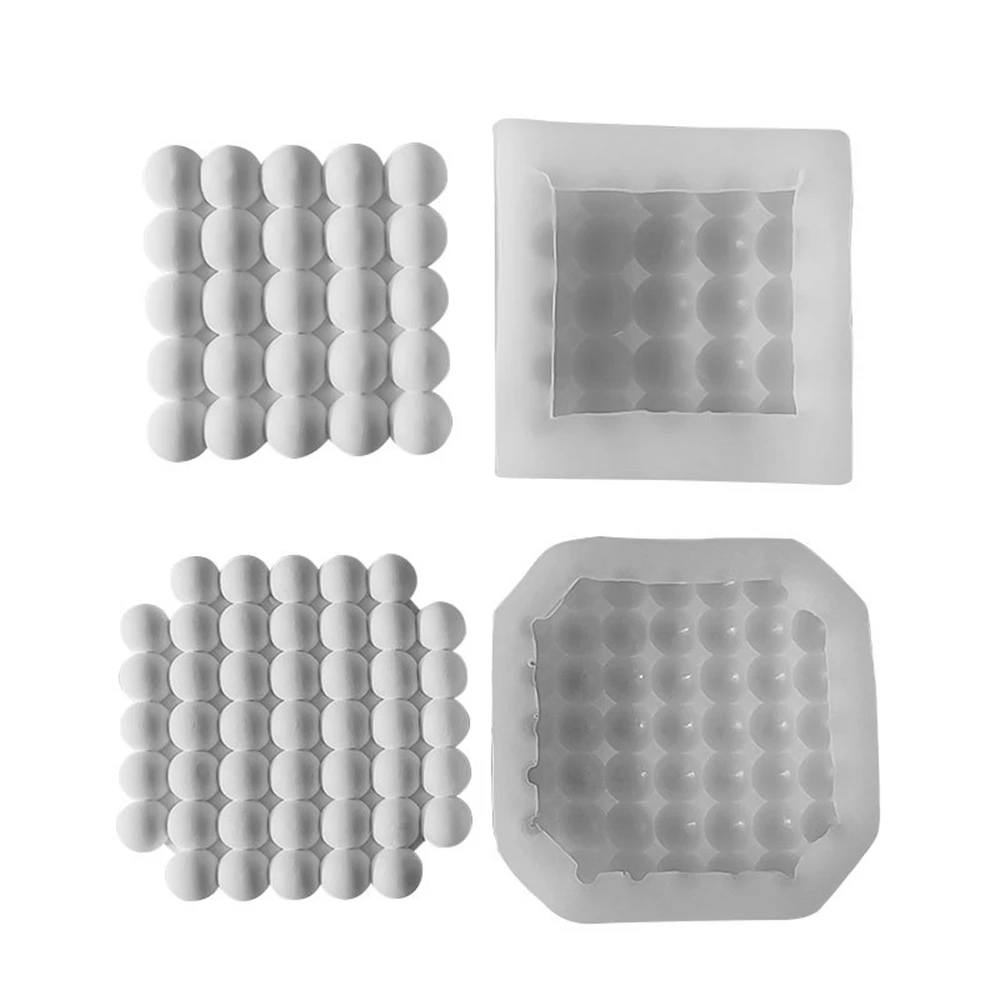 

Geometric Rubik's Cube Tray Silicone Mold DIY Dropping Rubber Cup Silicone Mold Scented Making Tools 3D DIY Handmade Fragrance