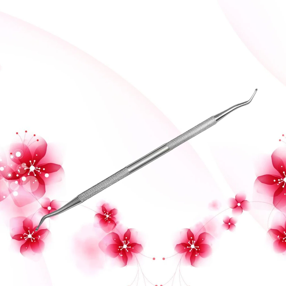 

Stainless Steel Cuticle Peeler Scraper Nail Pusher Spoon Tool For Men Women Portable Lightweight Deep Nail Cleaner Dual