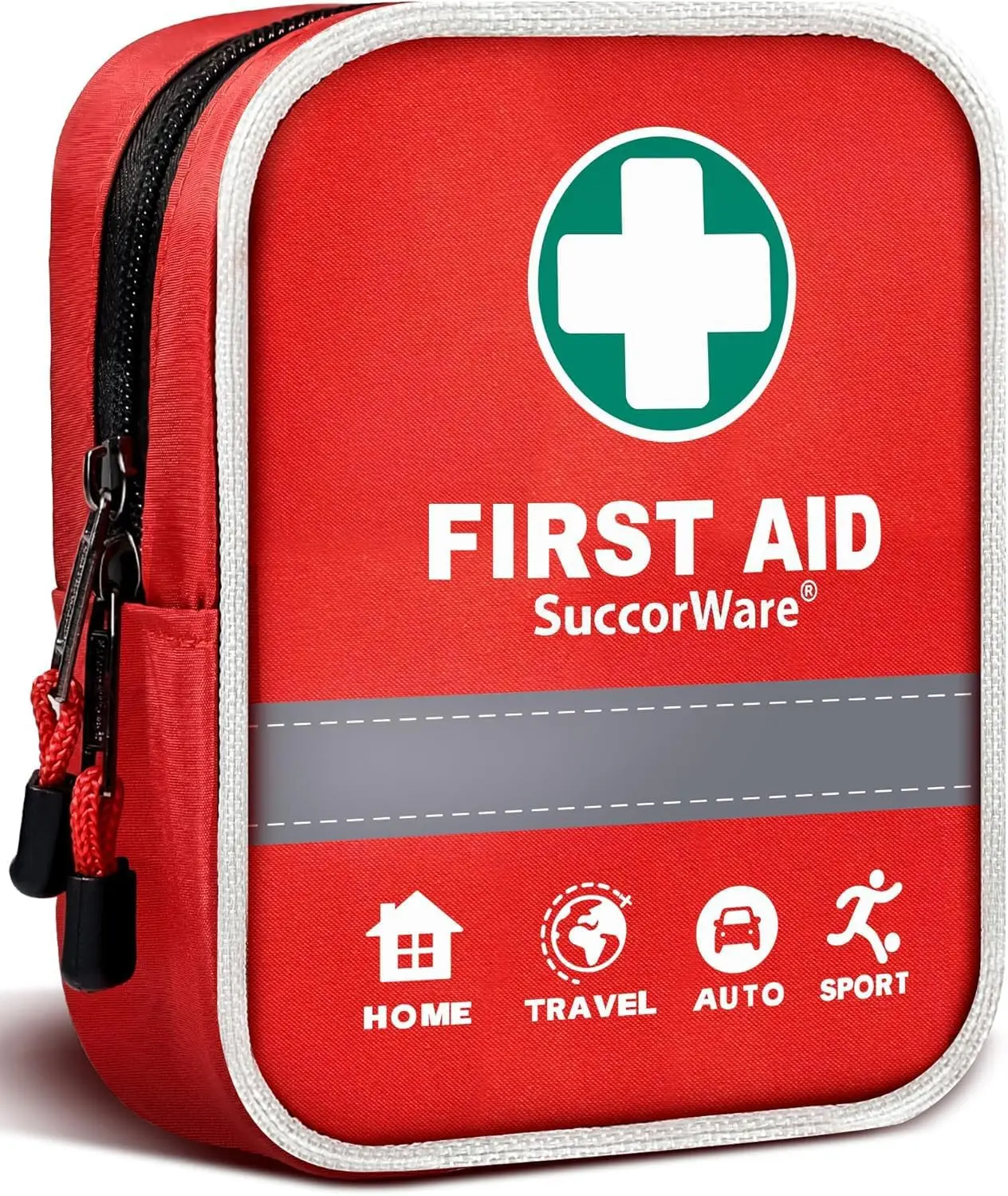 130-Piece First Aid Kit with Hospital Grade Supplies - Emergency Blanket, Bandages for Home, Travel, Camping, Hiking