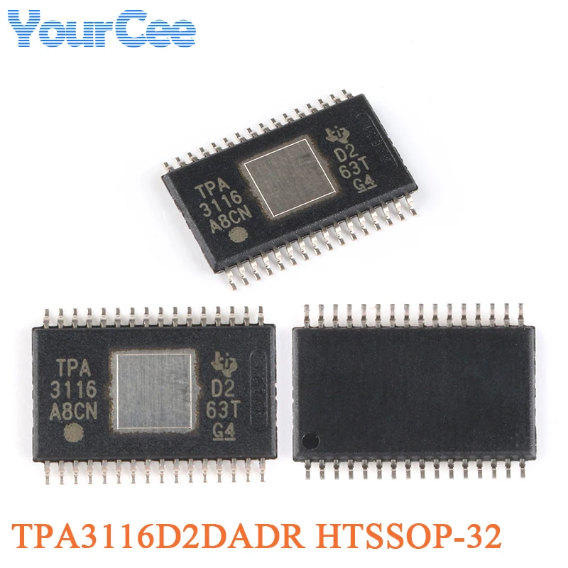 5pcs TPA3116D2DADR TPA3110D2PWPR PCM5102APWR TPA3118D2DAPR Audio Amplifier Stereo Audio DAC Chip LM386MX-1/NOPB OPA1642AIDR