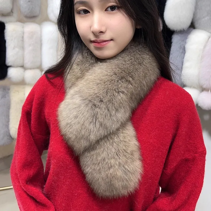 trendy-brown-fur-scarf-inner-lined-with-rabbit-fur-korean-sle-warm-long-rectangle-ape-for-youth-men-women