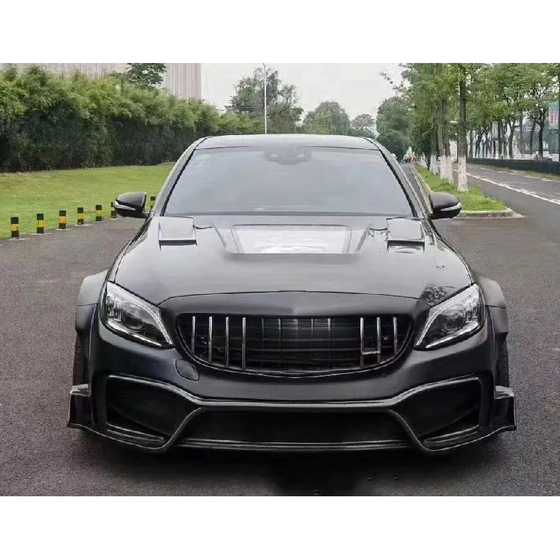 High Quality Carbon Fiber Engine Hood Bonnet for W205 C63 2015-2021