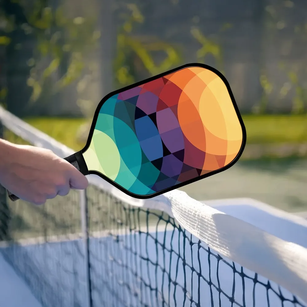 

Pickleball Paddle 1PC with Carry Bag Fiberglass Racket Lightweight Honeycomb Core Non-Slip Grip Outdoor Sports Training
