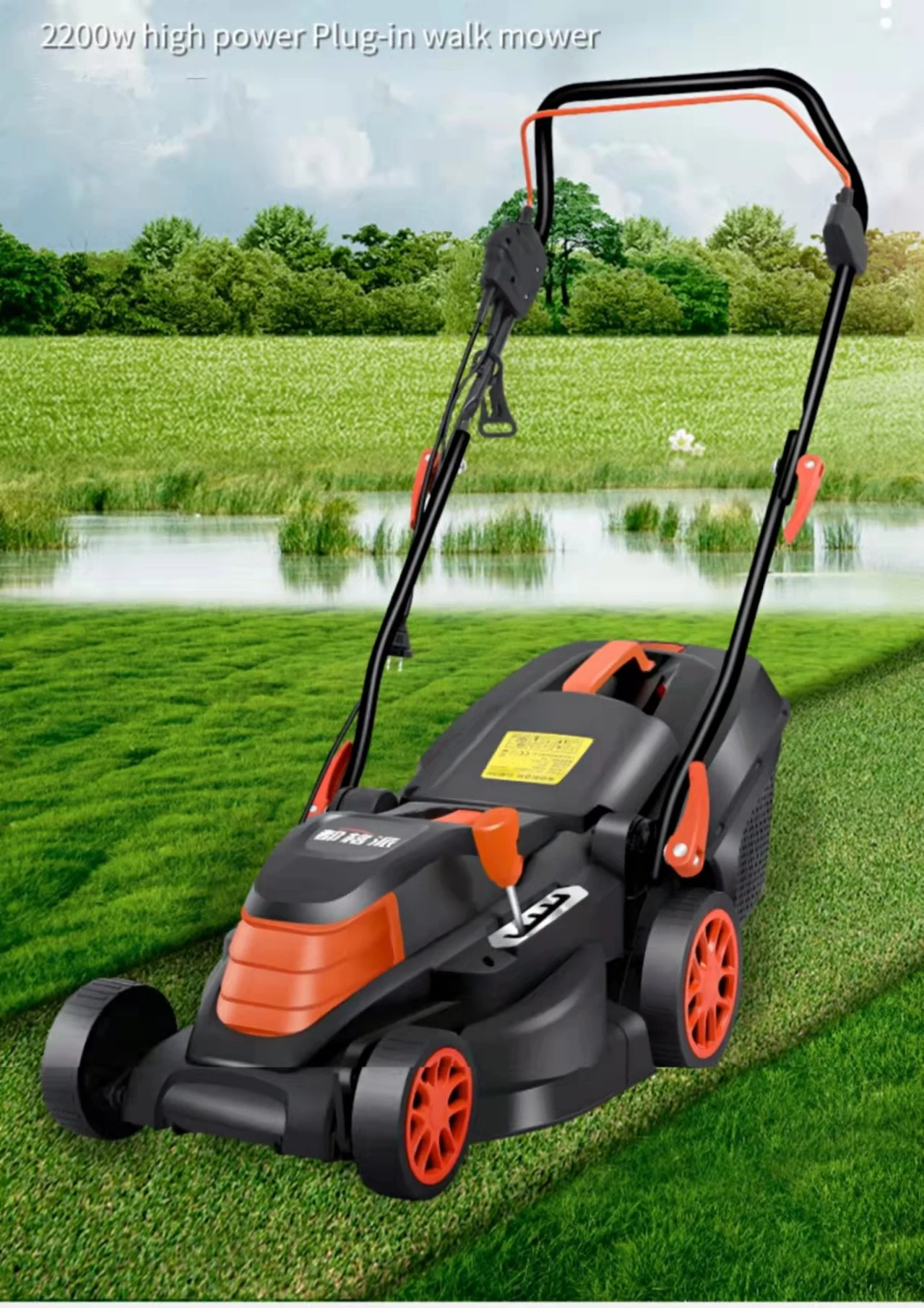 Grass Cutter gas Lawn mower electric lawn  hand-pushed small household multi-functional robot   with charger