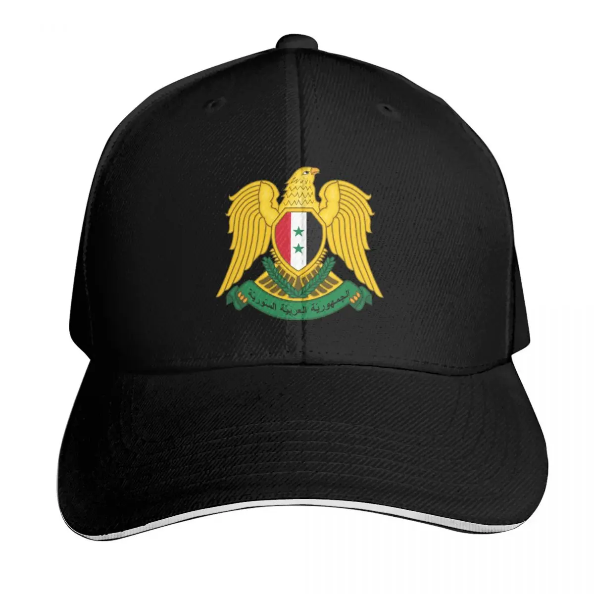 

Syria coat of arms Baseball Cap Sun Cap foam party Hat fun hats luxury woman cap Men's Luxury Women's