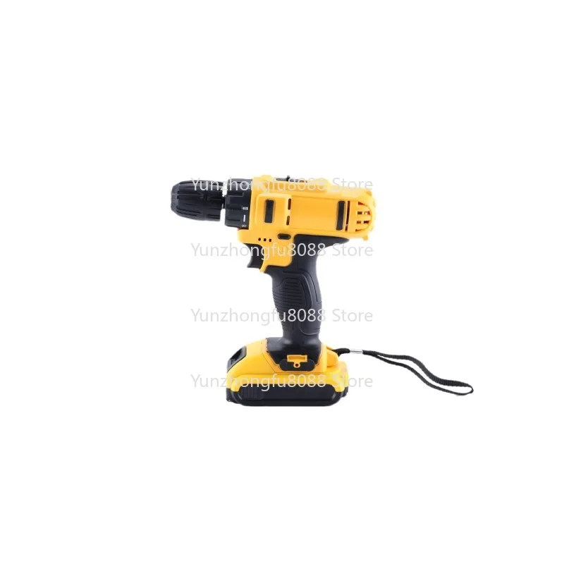 21V Rechargeable Lithium Electric Drill Set Handheld Impact Pistol Drill for Household Cross-Border Foreign Trade