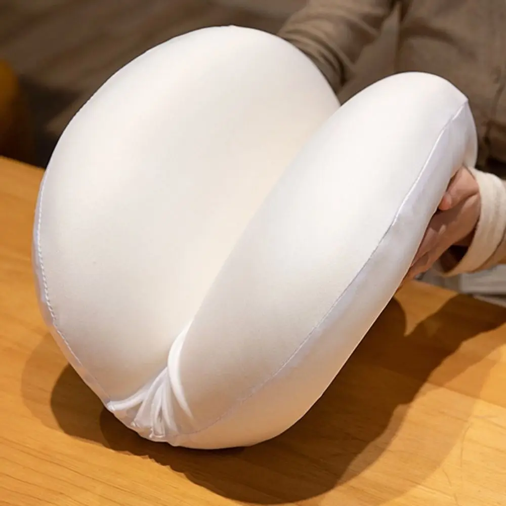 Ice Bean Handwarmer Kussen Dubbelzijdig Super Zacht Kantoor Dutje Kussen Cartoon Hoge Rebound Geheugen Kussen Gevuld Vrouwelijk Cadeau