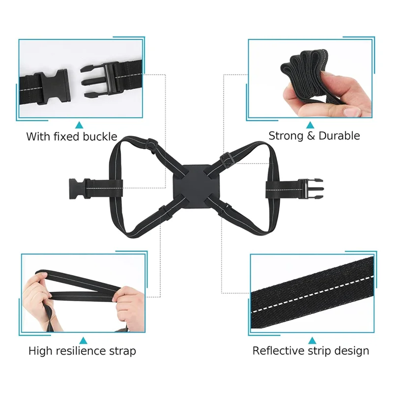 2pc Elastic Luggage Straps for Secure Travel - alternate angle