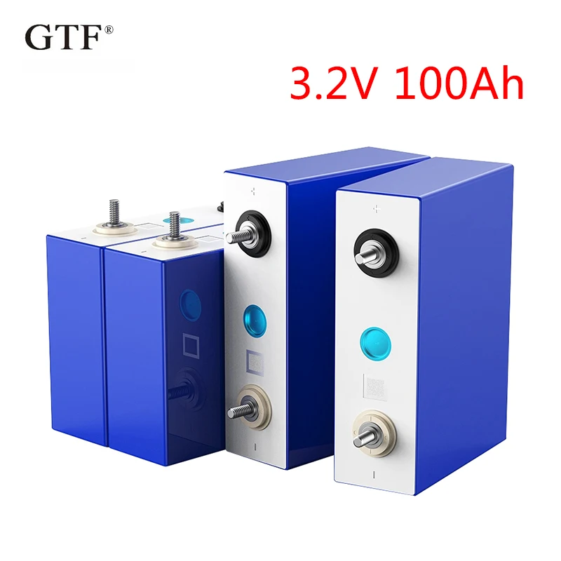 

3.2V 100Ah Battery 3.2V LiFePO4 Battery Pack Large Capacity DIY 12V 24V 48V Electric Car RV Solar Energy Storage System