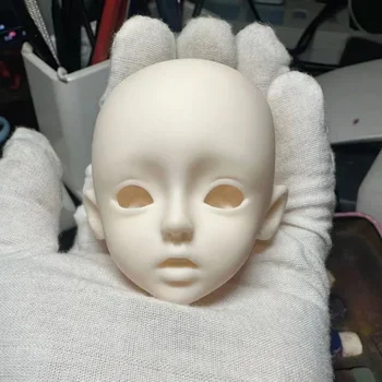 1 Parça Açık Kafa 28 cm Kız Bebek 1/6 BJD Beyaz Cilt Makyaj Olmadan DIY Oyuncaklar
