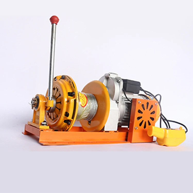 China Factory Multifunctional Hoist 220v Wire Rope Electric Hoist With Clutch Crane Electric Winch