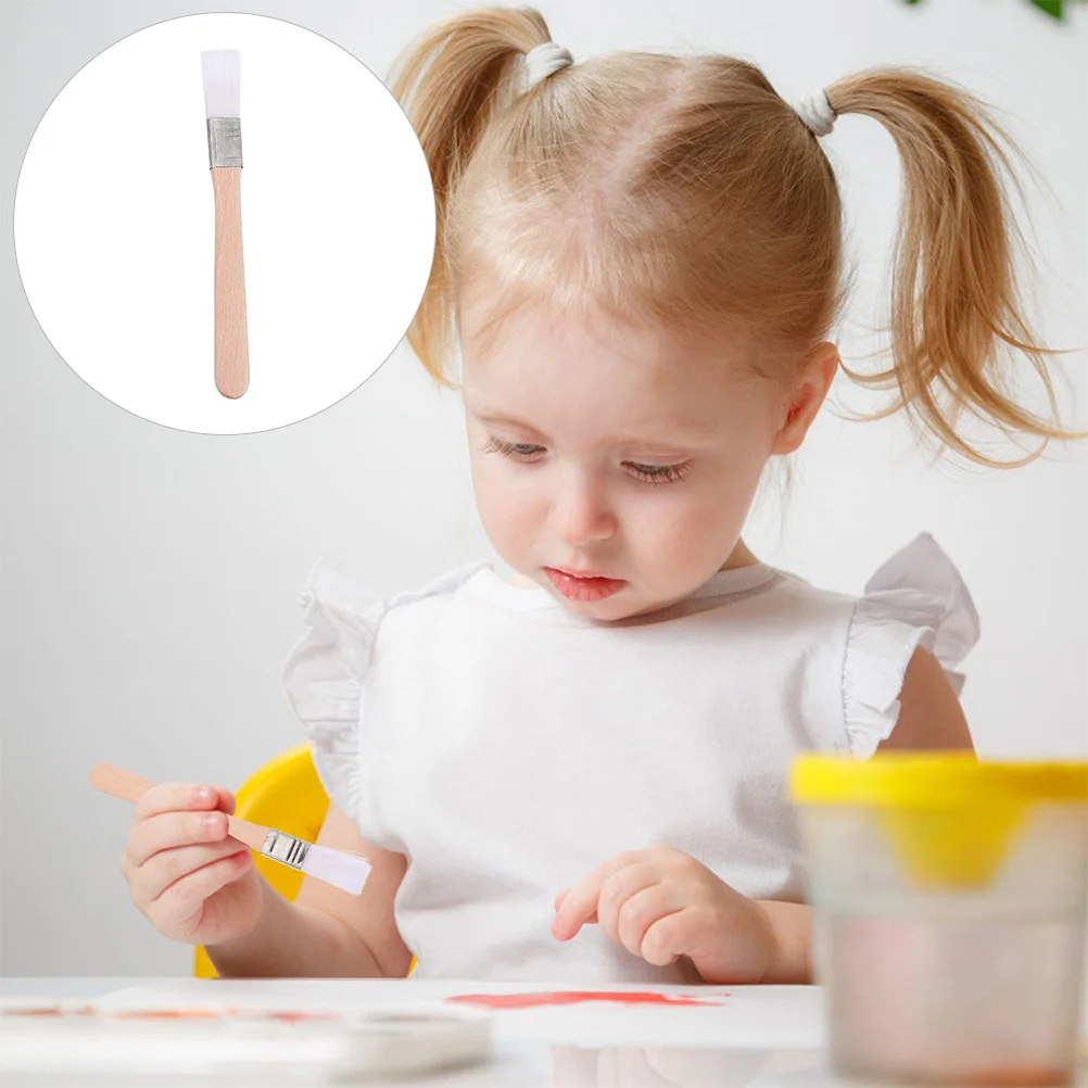 

10Pcs Nylon Paint Brush Set Perfect for Various Uses in Artworks and Games Nylon Paint Brush