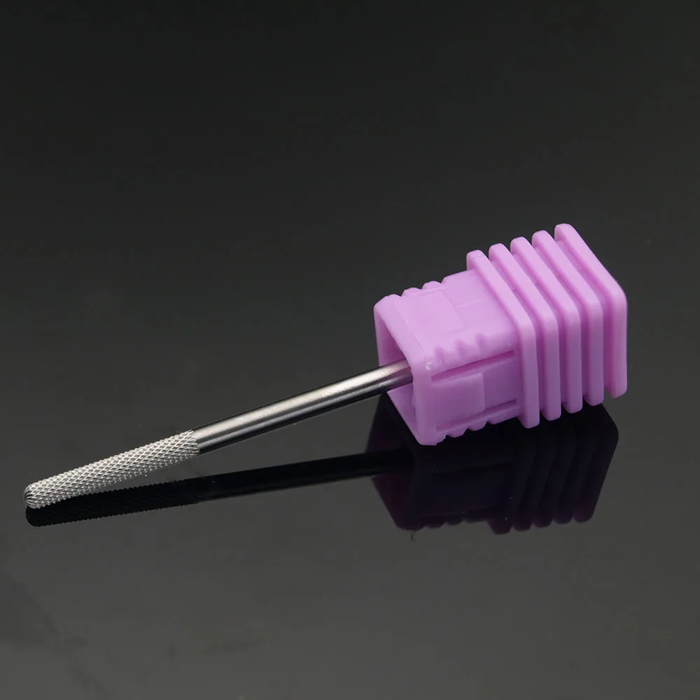 1pcs Hot Carbide Tungsten Milling Cutter Burrs Electric Nail Drill Bit, Cuticle Polishing Tools For Manicure Nail Drill Bits