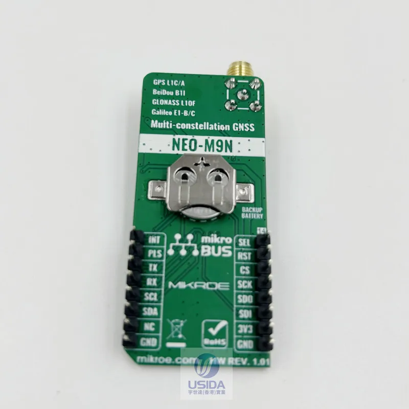 1PCS  UBLOX  NEO-M9N  GPS RTK positioning board  MIKROE-3922  gnss   In-line version location board