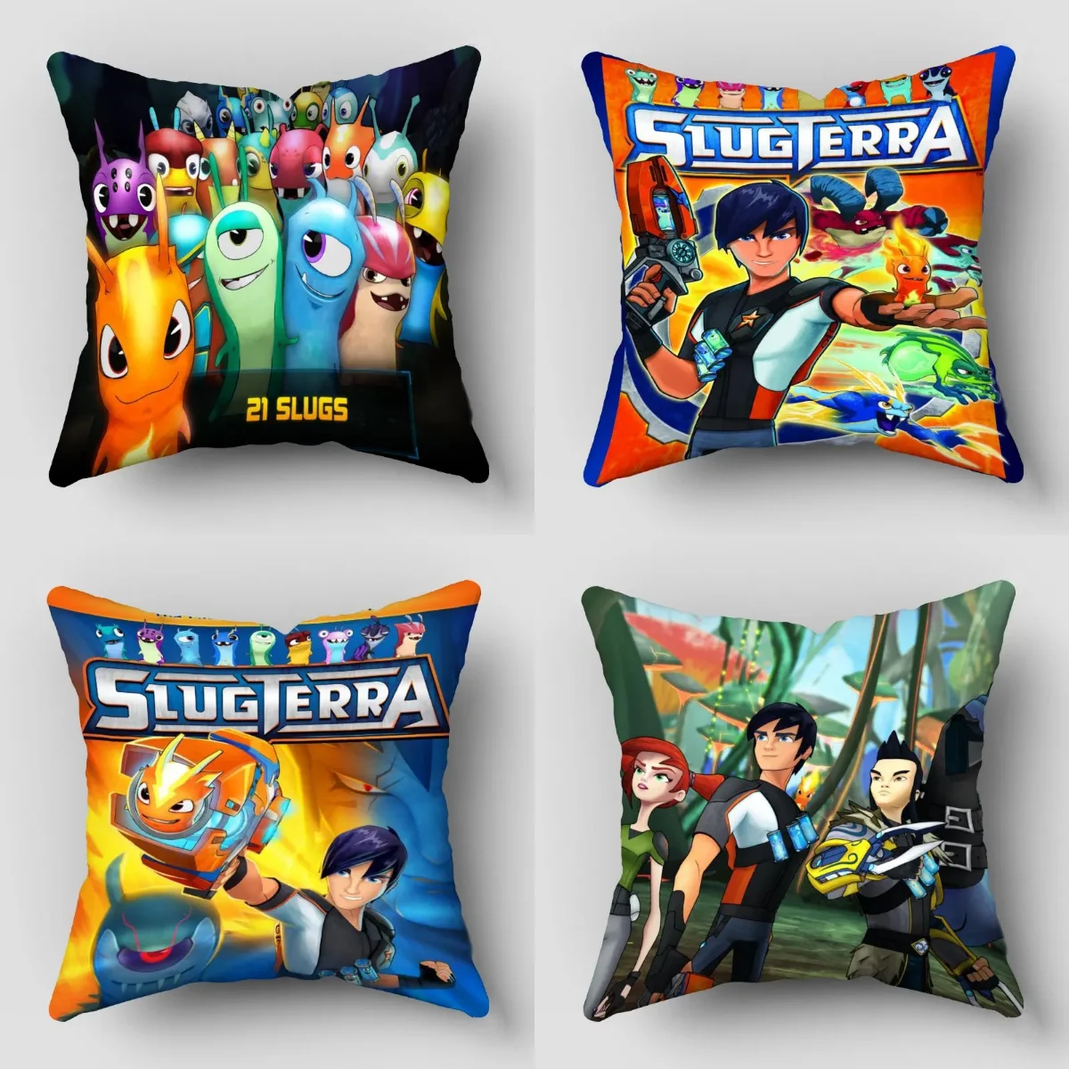 Pillow Cover Home Decor Cushion Cover Slugterra Covers Custom Sofa Bed Printed Pillow Case Living Room Decorative WJY12.25