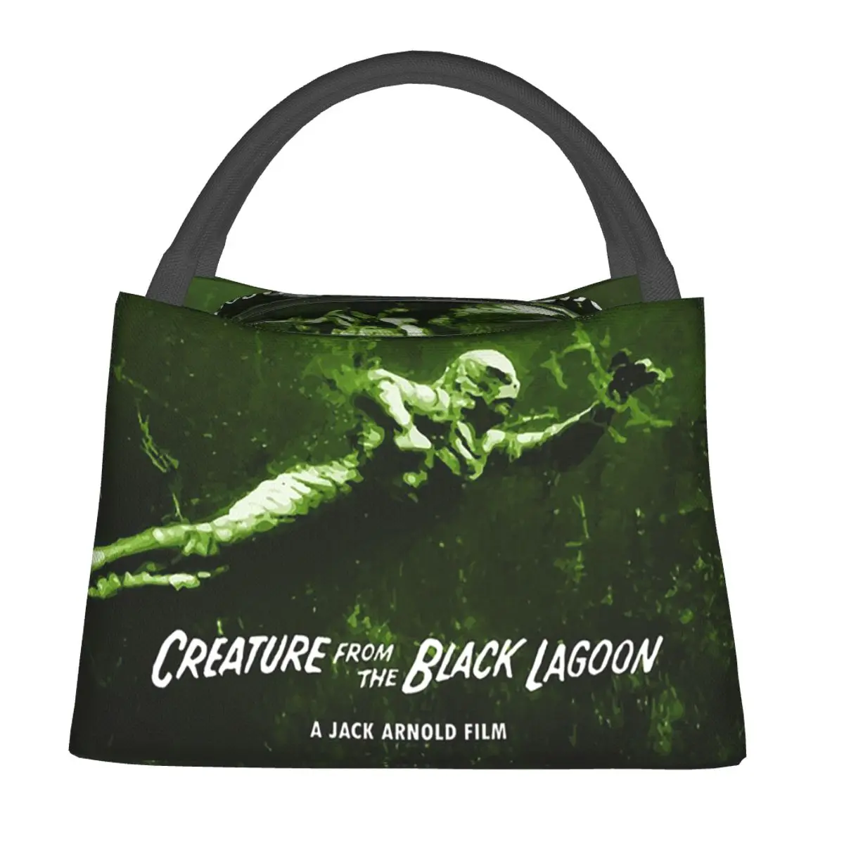 Creature From The Black Lagoon Lunch Bags Insulated Bento Box Lunch Tote Picnic Bags Cooler Thermal Bag for Woman Girl School