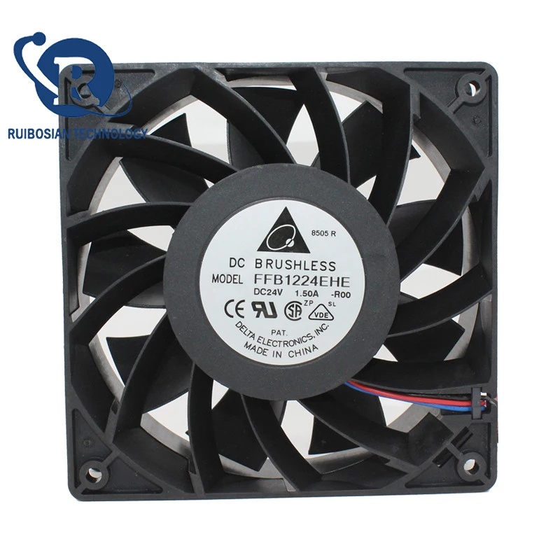 Delta Fan FFB1224EHE 12038 Fan 12CM High Air Volume Inverter Fan 24V 1.5A