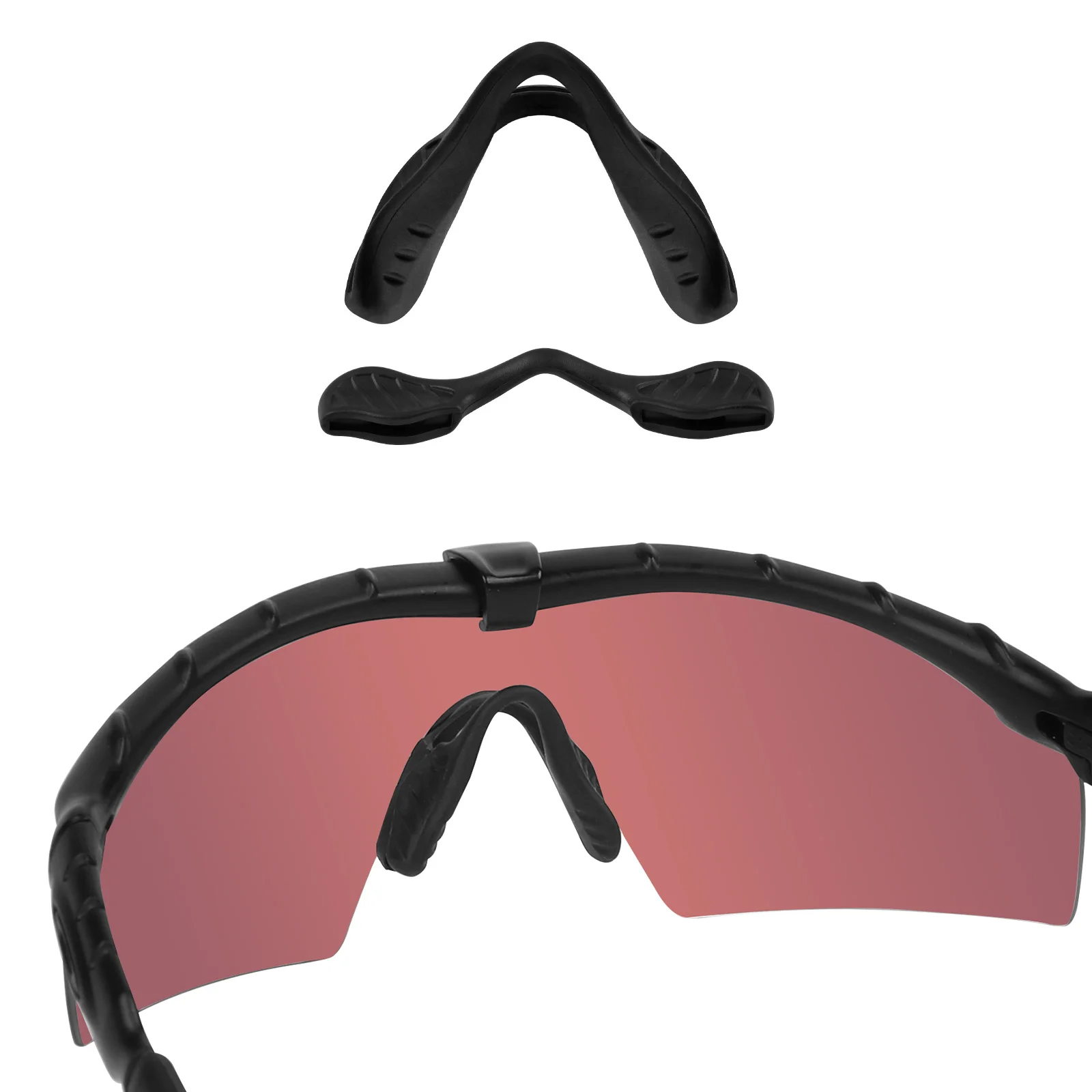 E.O.S Silicon Rubber Replacement Black Nose Pads for Oakley Si M Frame 2.0,Si M Frame 3.0 OO9146 Frame Multi-Options