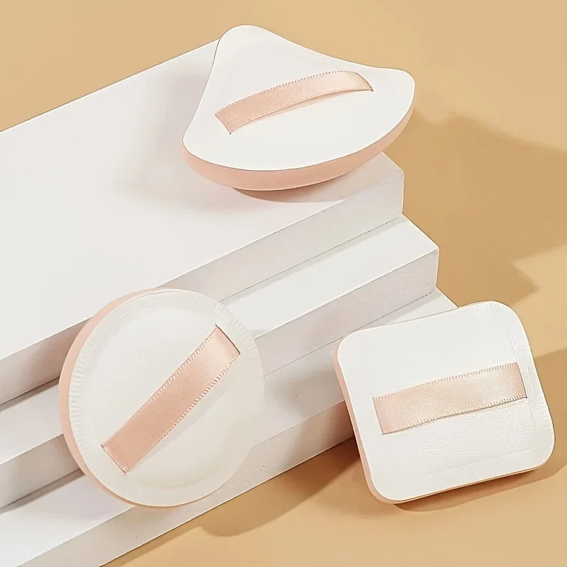 5PCS Zestaw narzędzi do makijażu Gruby trójkątny puder do makijażu na sucho i na mokro Gąbka do makijażu Poduszka powietrzna Puder do makijażu ze schowkiem
