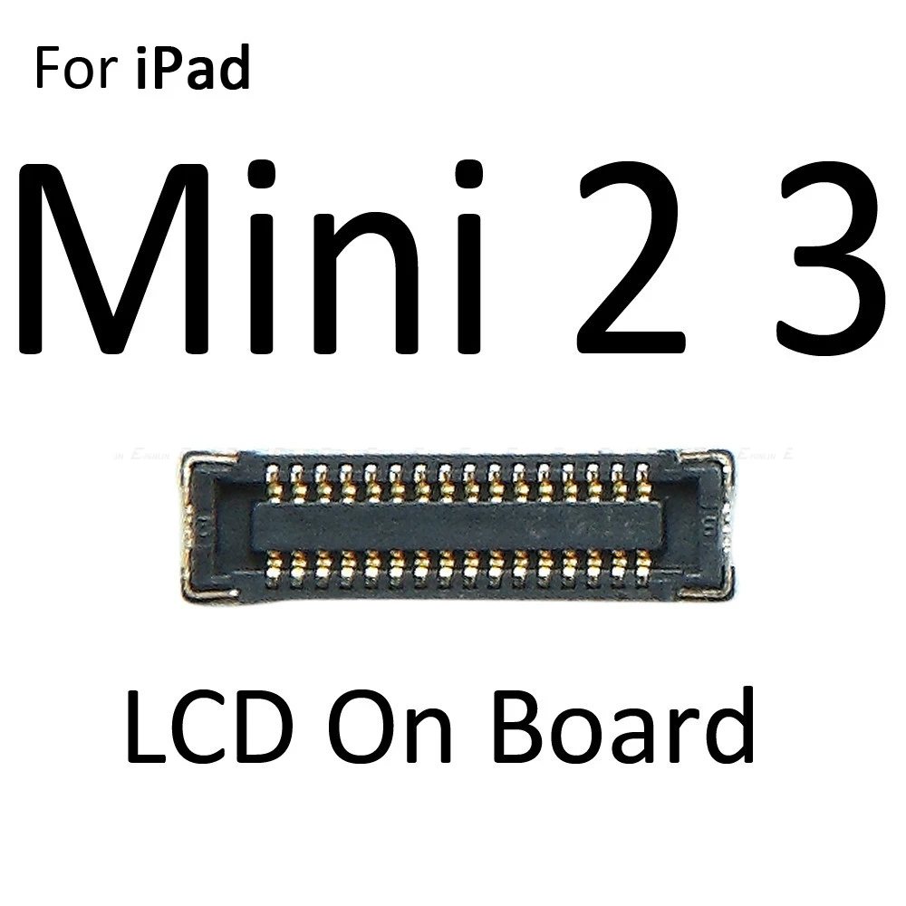 For iPad mini 1 2 3 4 5 LCD Display Touch Screen Digitizer FPC Connector On Motherboard Flex Cable