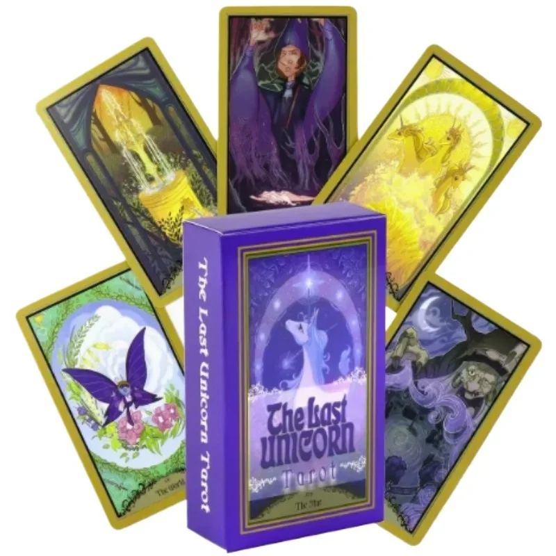 

The Last Unicorn Tarot 78 Tarot Deck Original Tarot Cards For Beginners With PDF Guidebook Divination Oracle Board Card Deck