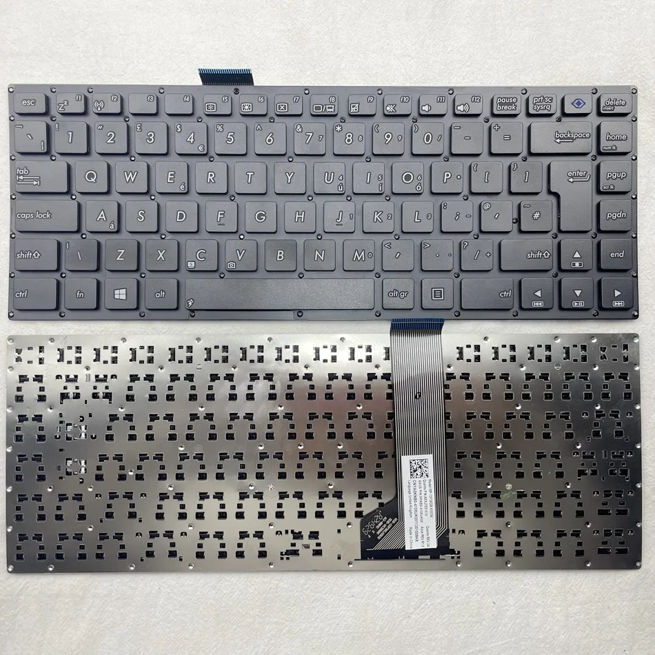 UK Laptop Keyboard For ASUS VivoBook S400 S400C S400CA S400E Black UK Layout