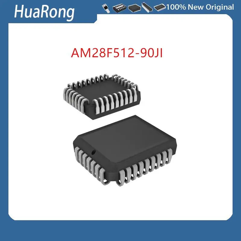 10Pcs/Lot   AM28F512-90JI AM28F512  AT29C020-90JU AT29C020 PLCC32