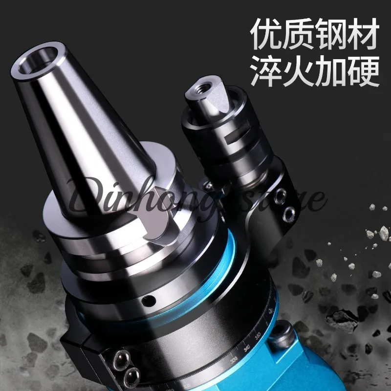 BC  Machining Center Side Milling Right Angle Head BT40 BT50 Horizontal Milling Angle Head 90 Degrees Right Angle Tool Holder