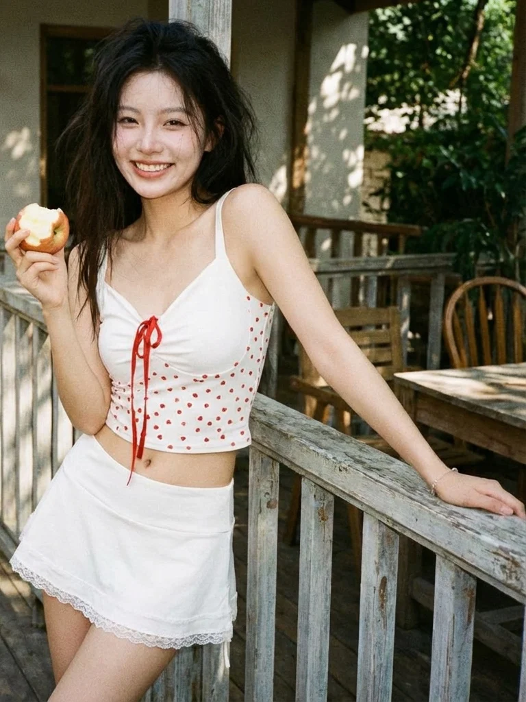 

Новый белый купальник-бикини 2026 года для девочек: милый комплект из трех предметов (юбка, топ, плавки) из полиэстера, нейлона и лайкры