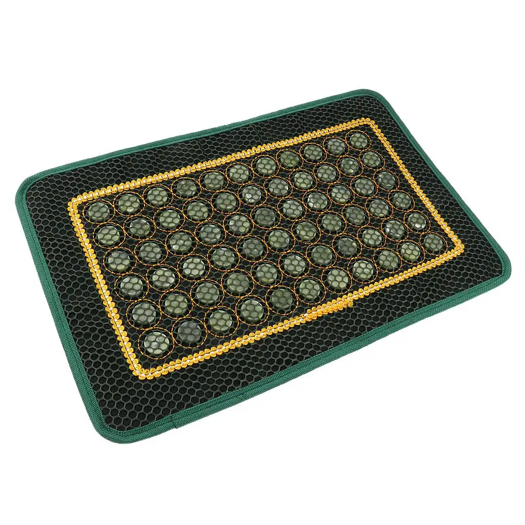Jade Stone Pillow Cover Full Body Stretcher Mattress Natural Jade Massage Cushion for Eyelash Stretcher Use
