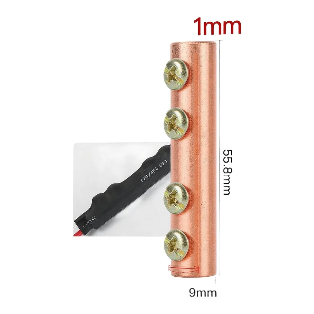 Oxidation Resistant Copper Terminal Block for Secure Electrical Connections Pressure Design 10 to 50 Square mm