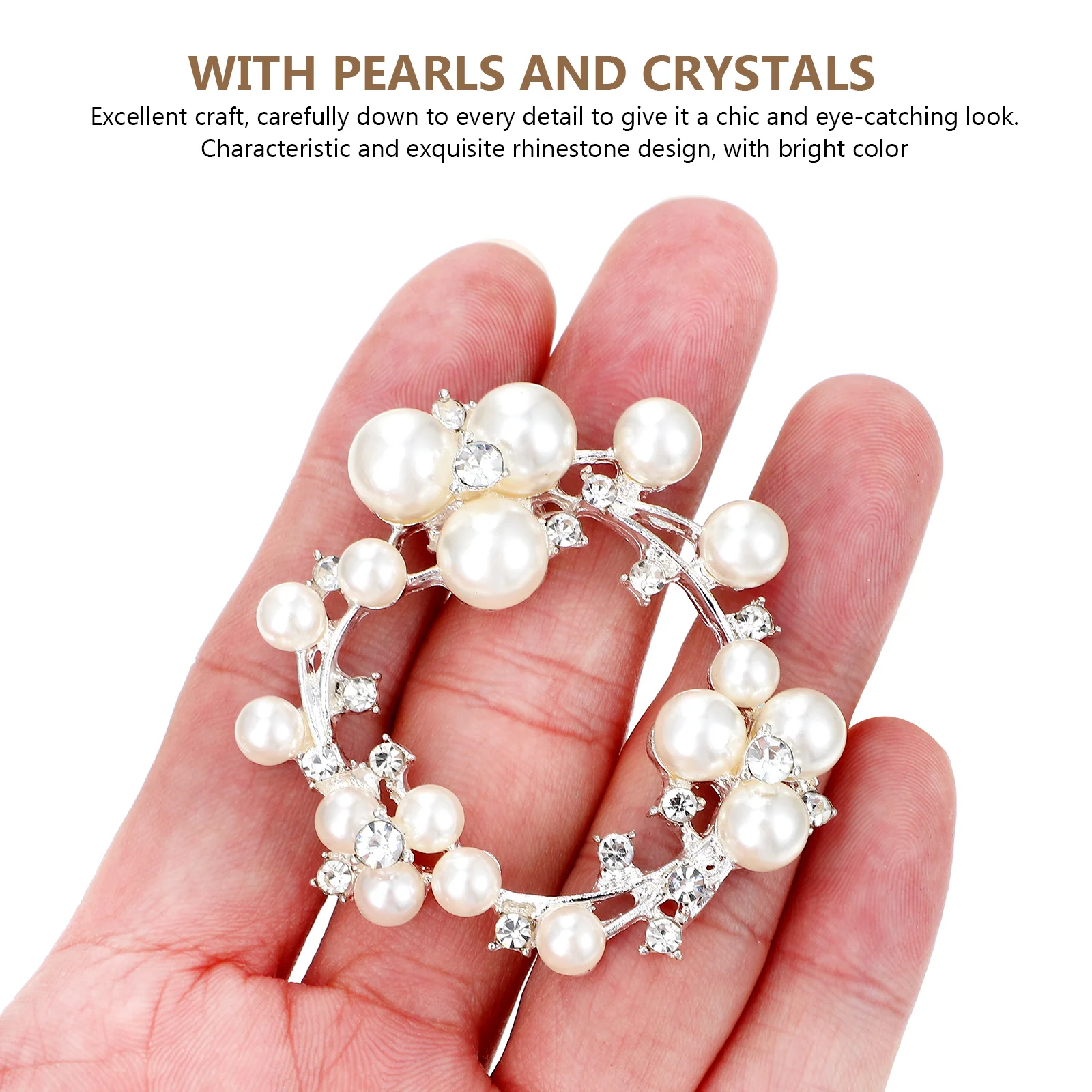 

Shoe Jewelry Women Clip on Pearl Shoes Clips for Charm Buckle Decoration Decorative