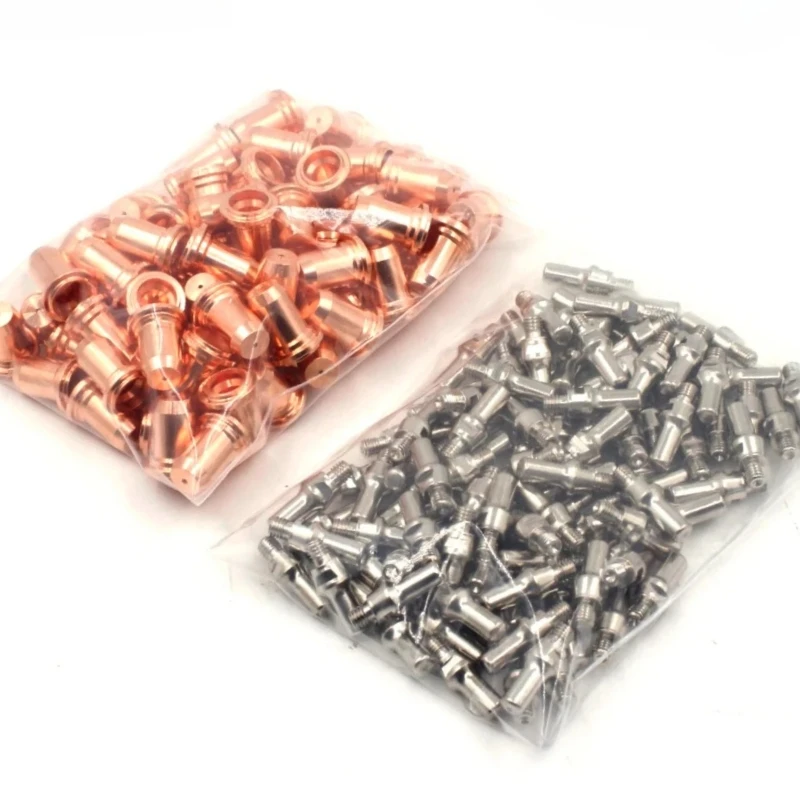 PTM60 PTM-60 IPT-40 PT60 IPT-60 PT-60 (PKG/100~200pcs)  Plasma Cutter Torch 52582 Electrode 51313 Nozzle 1.1mm / 1.0mm 40A-60A