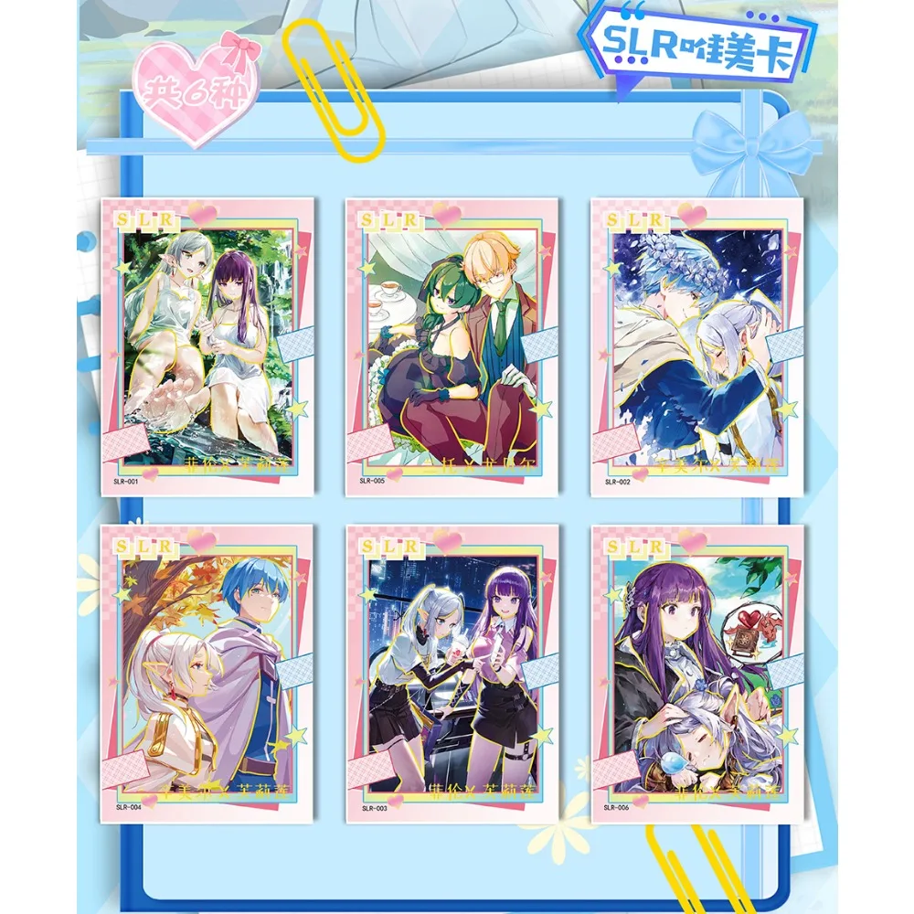 Frieren: além do fim da jornada cartões de coleção clássico fantasia aventura anime personagens cartões raros meninos meninas hobbies presente brinquedo