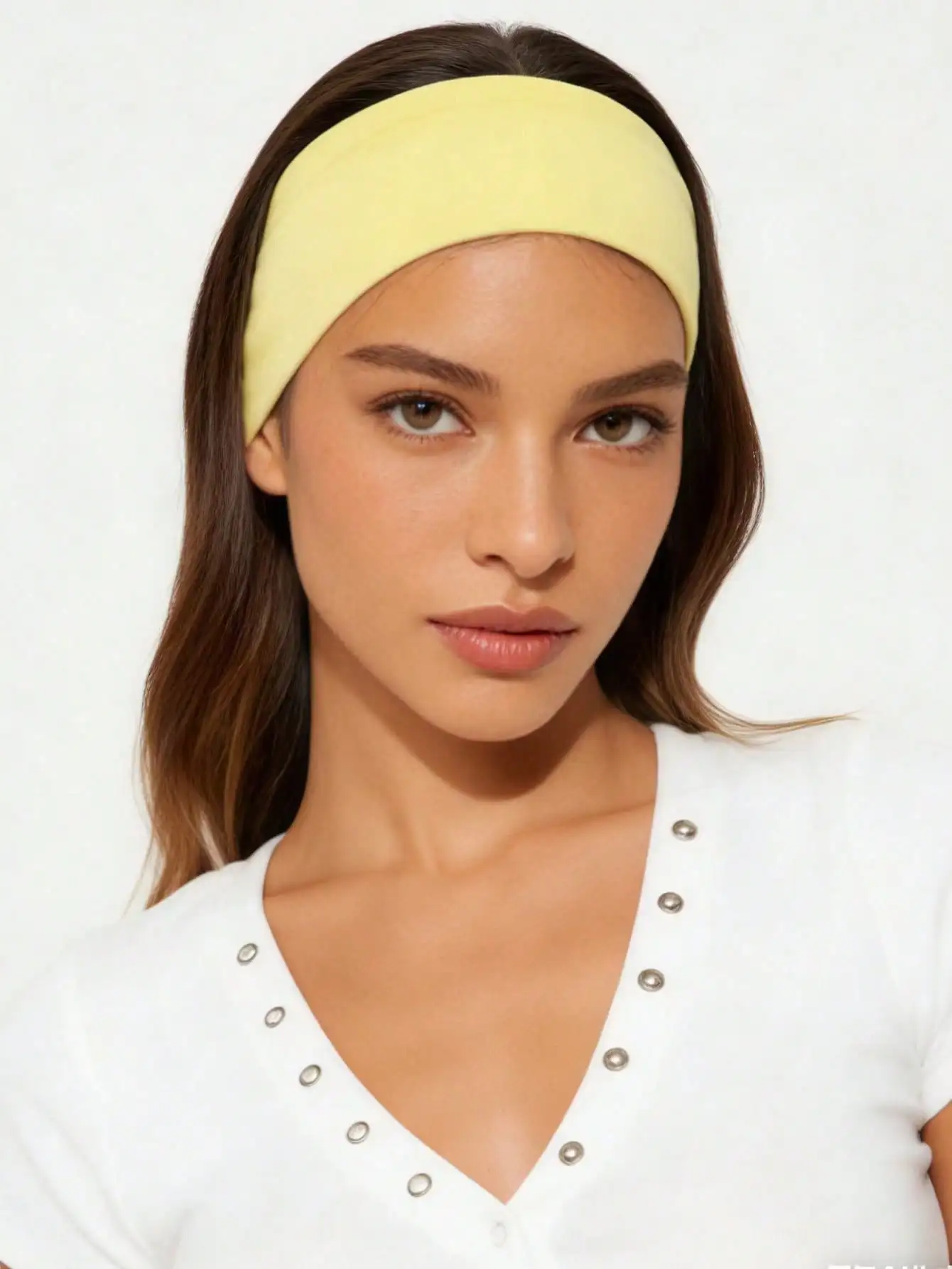 Nueva diadema deportiva de yoga de color sólido, banda elástica absorbente de sudor para hombres y mujeres, diadema para correr y hacer ejercicio, pañuelo para la cabeza para mujeres, accesorios para el cabello de verano para la playa