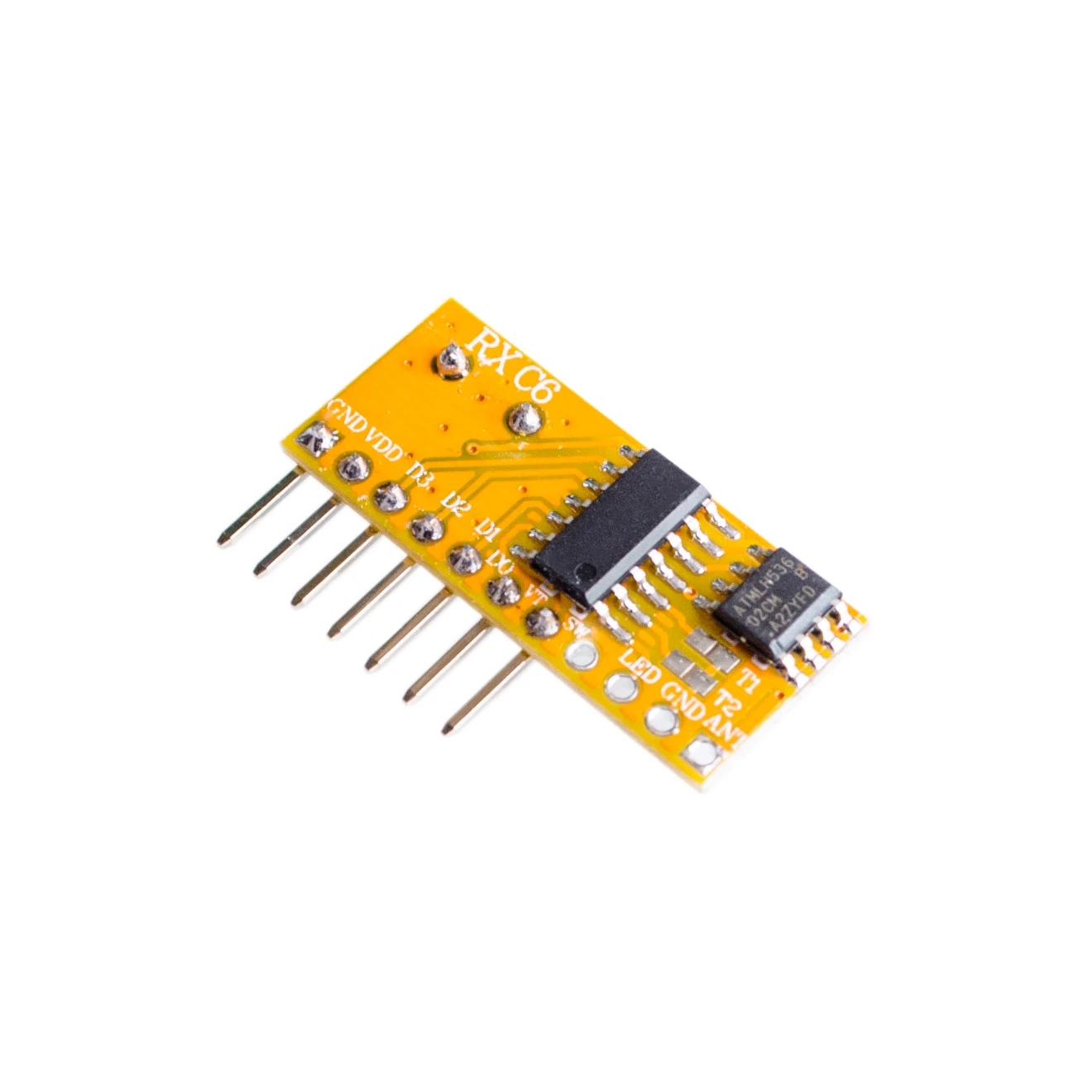 Ricevitore wireless supereterodina RXC6 433 Mhz Codice PT2262 Modulo fisso /AVR con modalità codice di apprendimento