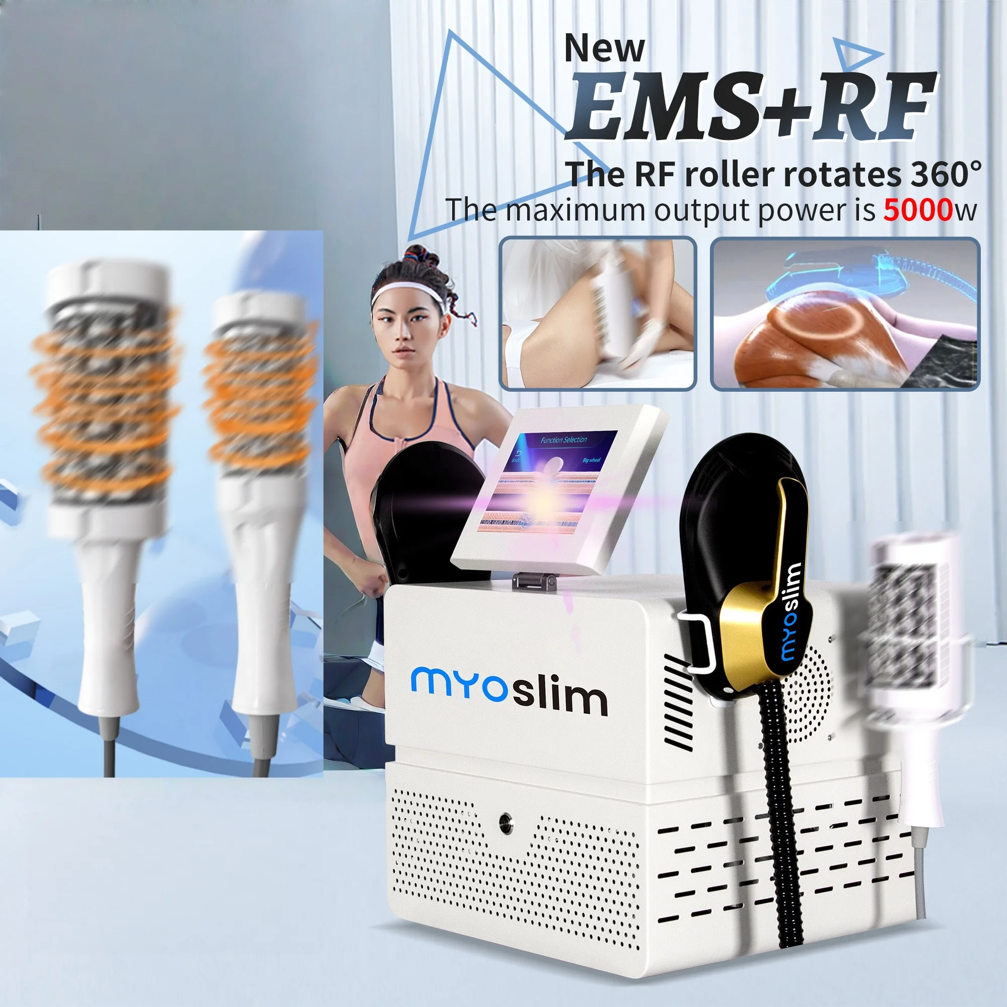 

Myoslim настольный RF подъемник для коррекции фигуры, роликовый, для уменьшения жира, магнитный, для похудения, для похудения, для похудения, электромагнитная машина
