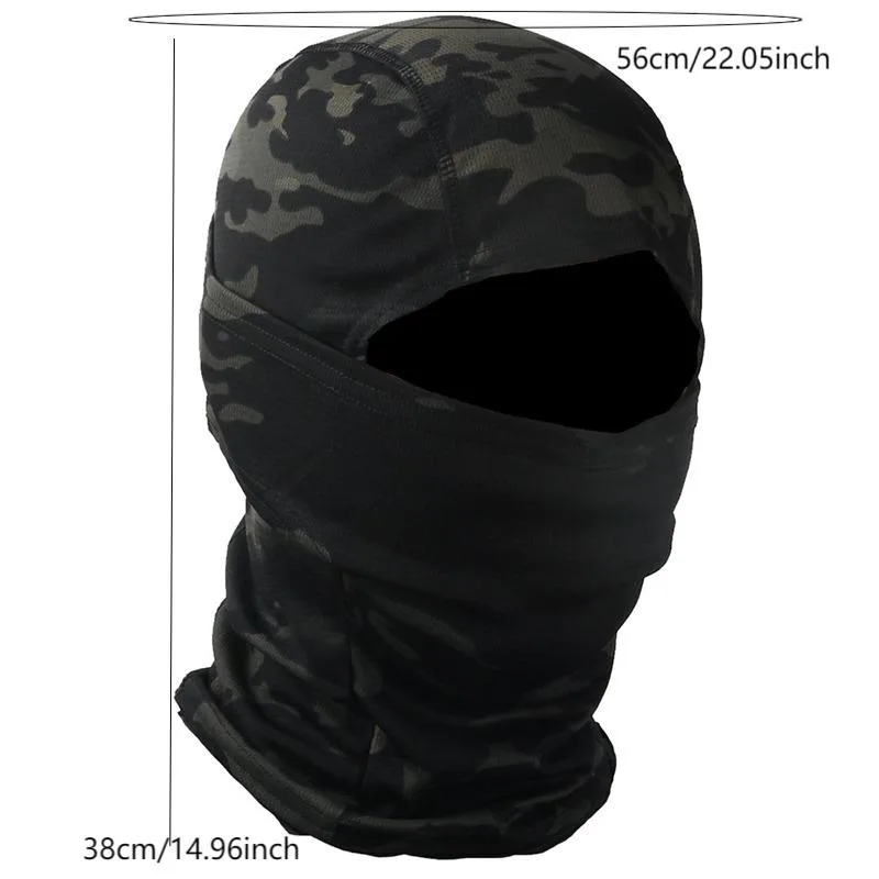 Winter Balaclava Unisex Face Cover Cold Weather Windproof Ski Masks Elastic Fabric Hood Snow Gear For Men Women Neck Warmer Hat