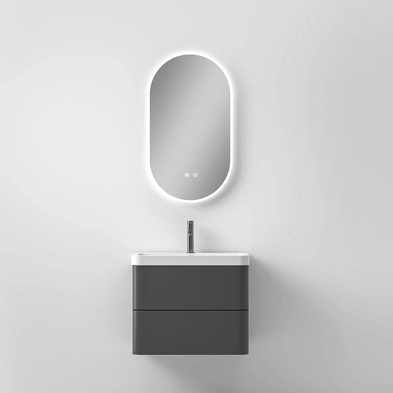 

Bathroom vanity furniture solid wood MDF custom sink bathroom cabinet with mirror