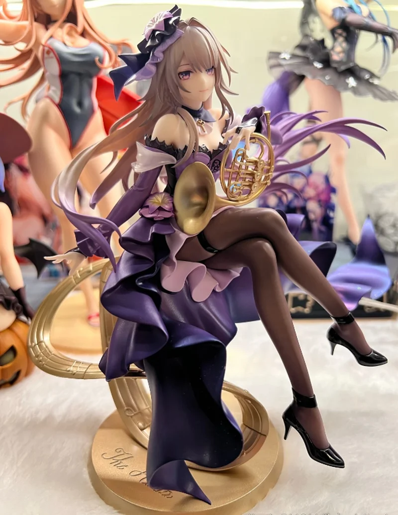 

In Stock Genuine Mihoyo Original Myethos Gift+ Series The Herta: Star Rail Live Ver.Model Collectibles 18.9cm Desktop Ornament