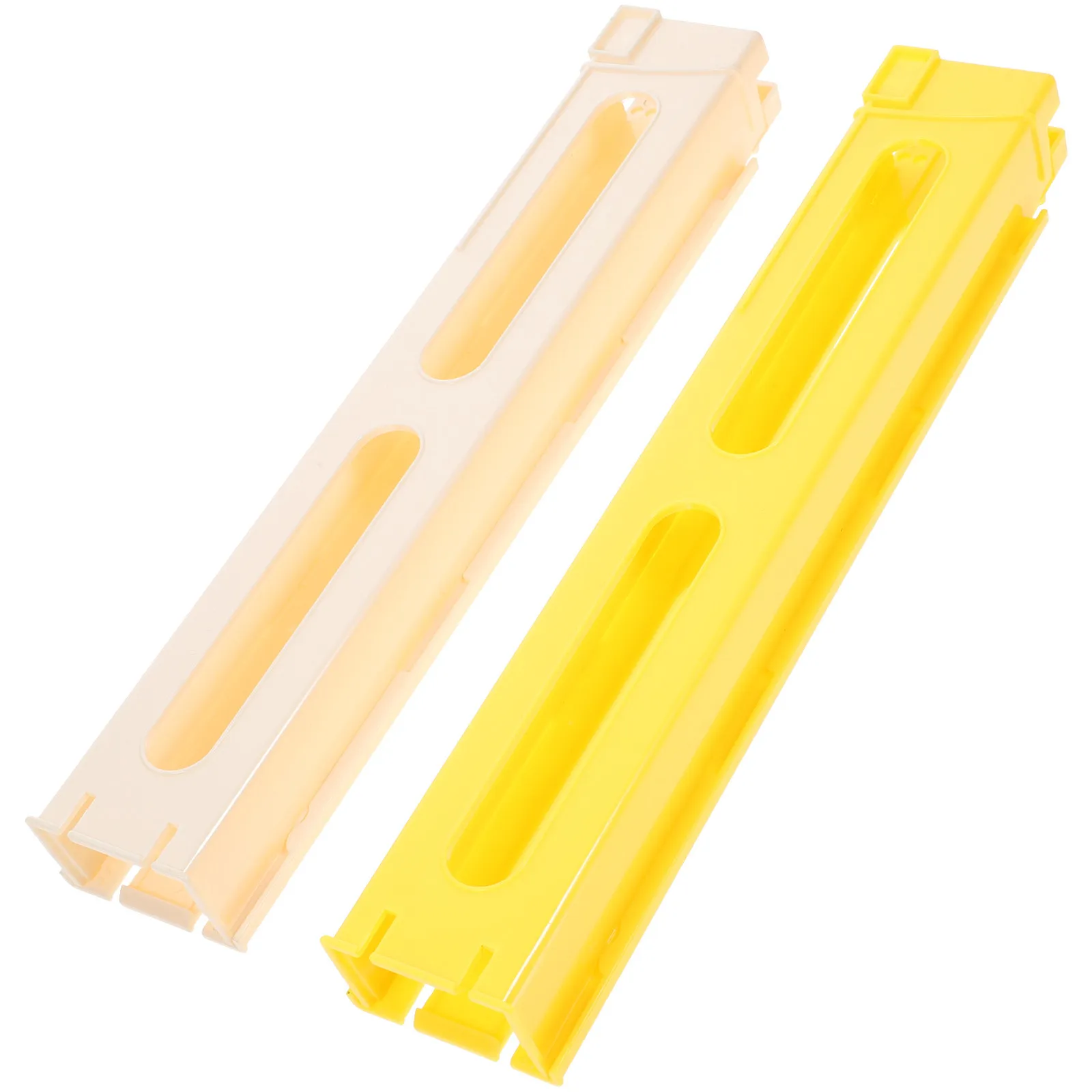 2 stuks Domino-treinaccessoires Compact formaat Glad oppervlak Heldere kleur Veilig plastic voor Domino-compressie en intellectueel