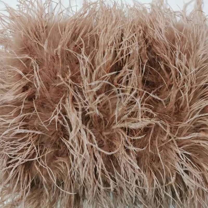 Neuestes Design, stilvolles 100 % Straußenhaar, Ärmellänge 55 cm, mehrfarbig, maßgeschneidert, für Mode, Club und Party, Bankett, vielseitig – Detail 33