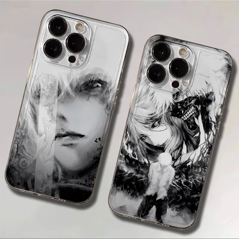 Anime Cool Tokyo Ghouls Phone Case For Samsung S26 S25 S24 S23 S22 S21 S20 FE Note20 Note10 Plus Ultra Lite Edge 5G Clear Soft