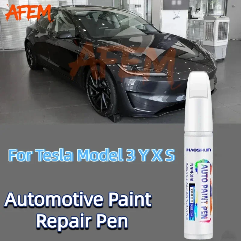 Suitable For Tesla Model 3 Y X S Paint Repair Pen Pearl White Clear Paint Scratch Removal and Repair Kit Wheel Hub Silver