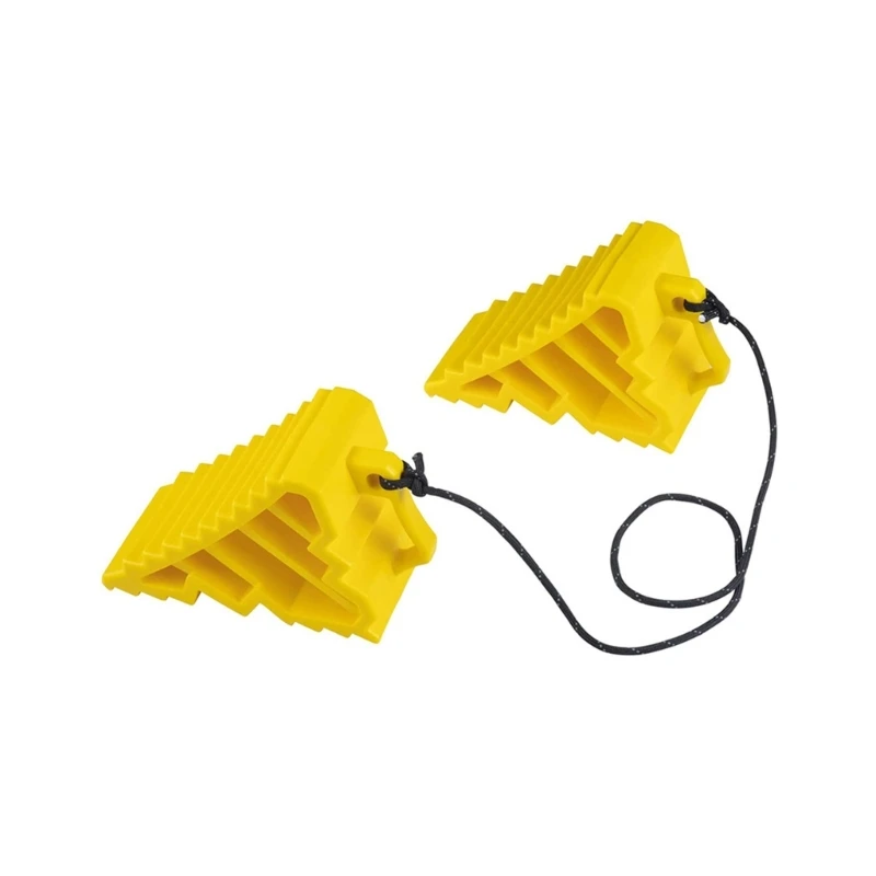 차량용 고무 바퀴 초크 헤비 듀티 블록 연석 램프 자동차 캐러밴 트레일러