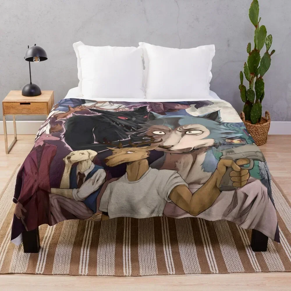 Beastars Anime Throw Blanket Blankets For Baby Flannel Blankets