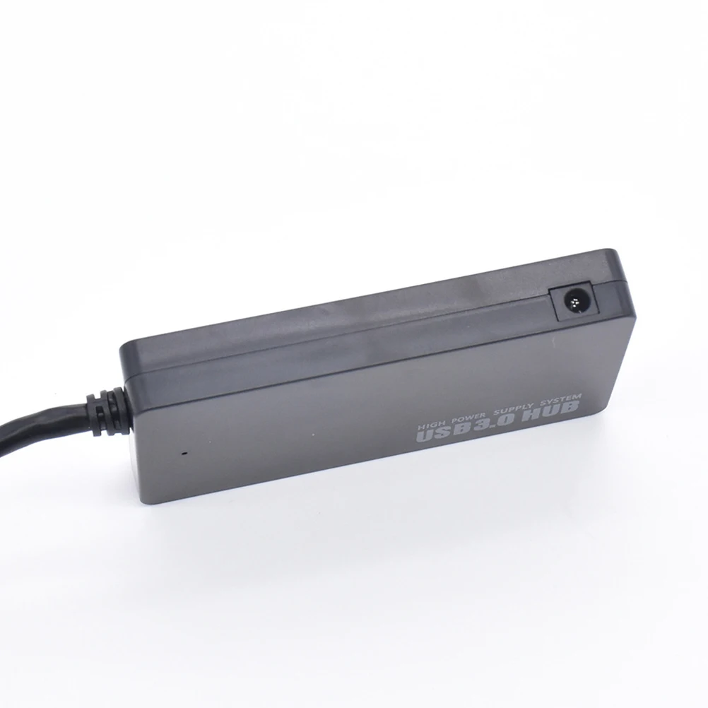 

4 Ports Usb 30 Hub High Speed Data Transfer Device Connector For Pc Laptop Tablet Smart Phone Black