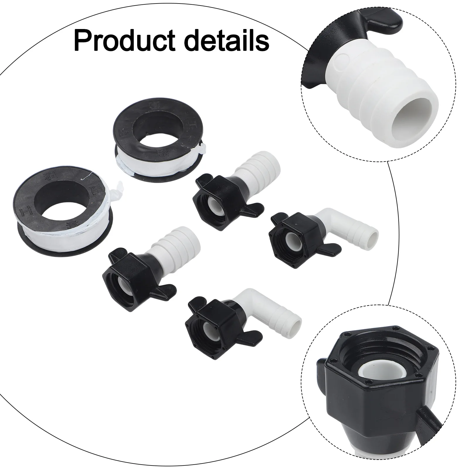 1 2 X 14 NPT X 1 2 Barb NPT Barb Elbow Adapter Barb Elbow Swivel Maximum Working Pressure 160 Psi For Water Pumps